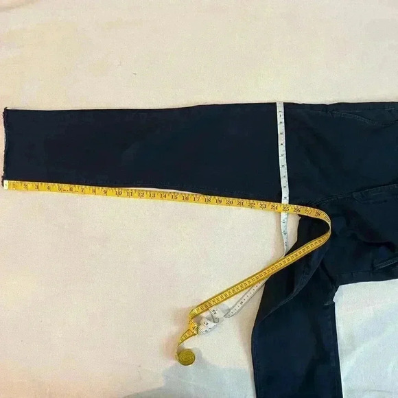 Rag & Bone | Fit 1 Skinny Slim Pant with Rough Hem - Navy / Sz 29R - Picture 12 of 15